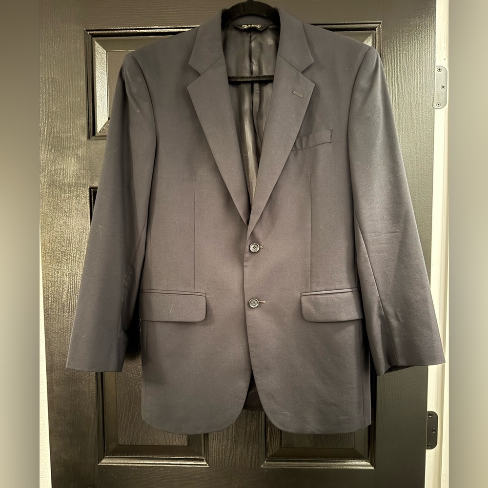 Jos. A. Bank Black Sport Coat with Notched Lapels
